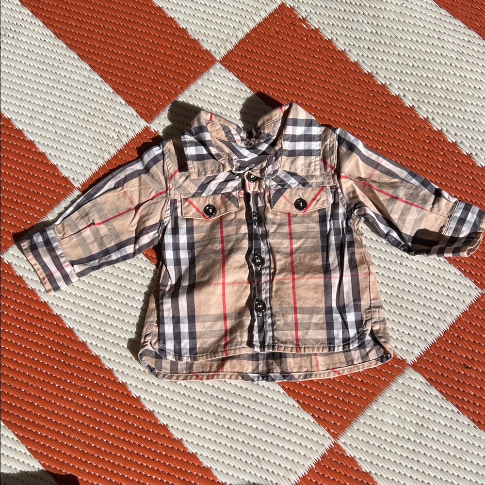 Burberry Iconic Checkered Button Up